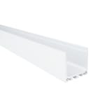 Europole - Profil BLADE 3,02m blanc anodisé. Pour installation bandeau LED.