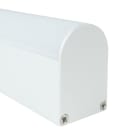 Europole - Embout sans passage de câble BLADE blanc diffuseur rond.