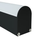 Europole - Embout sans passage de câble BLADE noir diffuseur rond.