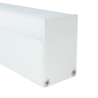 Europole - Embout sans passage de câble BLADE blanc diffuseur carré.