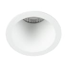 Europole - Spot DECO ASYM GU10 rond fixe, blanc mat IP20