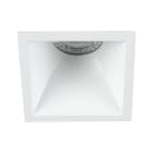 Europole - Spot DECO ASYM GU10 carré fixe, blanc mat IP20
