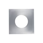 Europole - Collerette LED'UP UNIVERSAL carrée alu brossé fixe