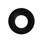 Europole - Collerette LED'UP UNIVERSAL ESTHET ronde noir mat fixe