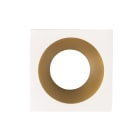 Europole - Collerette LED'UP UNIVERSAL ESTHET+ carrée blanc mat/doré fixe