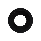 Europole - Collerette LED'UP UNIVERSAL ESTHET ASYM ronde noir mat fixe