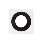 Europole - Collerette LED'UP UNIVERSAL ESTHET+ ASYM carrée blanc mat/noir mat fixe