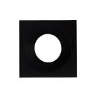 Europole - Collerette LED'UP UNIVERSAL ESTHET ASYM carrée noir mat fixe