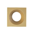 Europole - Collerette LED'UP UNIVERSAL ESTHET ASYM carrée doré fixe