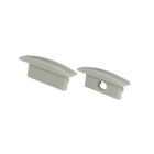 Europole - Embouts (x10) avec et sans passage de câble SLIDE R EVO gris