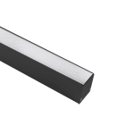 Europole - LAZER LED IP20 noir SM au CM microprism. 2400K HI CRI 1500 24VDC