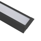 Europole - LAZER R LED IP20 noir SM au CM opale 3000K FORT PERF 24VDC