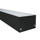 Europole - LAZER L LED IP20 noir SM au CM opale 4000K FLEX PERF 24VDC