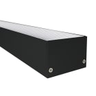 Europole - LAZER L LED IP20 noir SM microprism. 4000K 768lm/m 12W/m 24VDC