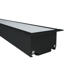 Europole - LAZER L-R LED IP20 noir SM au CM opale 2400K FORT PERF 24VDC