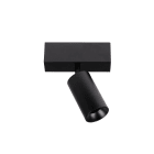 Europole - Plafonnier ANOVI UNIVERSAL PROFILE rond noir mat 1 tête