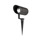 Europole - TUBE 2 SWITCH noir sur piquet 2400K/3000K/4000K 920/990/1000lm 10W 23°