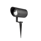 Europole - TUBE 3 SWITCH noir sur piquet 2400K/3000K/4000K 1400/1550/1600lm 15W 23°