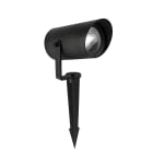 Europole - TUBE 4 SWITCH noir sur piquet 2400K/3000K/4000K 1700/1890/1900lm 20W 23°