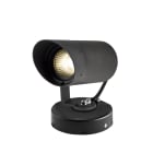 Europole - TUBE 3 SWITCH noir sur patère 2400K/3000K/4000K 1400/1550/1600lm 15W 23°