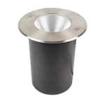 Europole - COLOSS 4 SWITCH - 230 rond inox brossé 2400K/3000K/4000K 20W 23°
