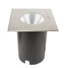 Europole - COLOSS 4 SWITCH - 230 carré inox brossé 2400K/3000K/4000K 20W 23°