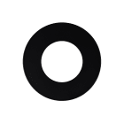 Europole - Collerette de recouvrement 100mm LED'UP UNIVERSAL RECOVERY ronde noir mat