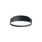 Europole - Plafonnier MILA 1 35cm 4000K 30W 3150lm rond noir mat