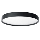 Europole - Plafonnier MILA 3 60cm 3000K 45W 4275lm rond noir mat