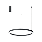 Europole - Suspension OBRA 2 60cm 3000K 30W 1800lm rond noir mat