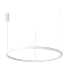 Europole - Suspension OBRA 3 90cm 3000K 40W 2400lm rond blanc mat