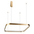 Europole - Suspension OBRA SIDE 60cm 2900K 30W 1748lm carré laiton