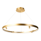 Europole - Suspension OBRA + 80cm 2900K 38W 2583lm rond laiton 4 têtes