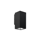 Europole - Applique AUREK noir 3000K 572lm 7W 60° IP65 (Eclairage : bas)