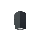 Europole - Applique AUREK gris anthracite 3000K 572lm 7W 60° IP65 (Eclairage : bas)