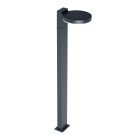 Europole - Borne ORA SOLAR 80cm gris anthracite 3000K 300lm 4,4W 100° IP54