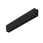 Europole - Réglette Led MATYK LINEAR noir mat fixe 3000K 910lm 12W 36° IP20 48VDC