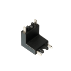 Europole - Module d'angle mur/plafond noir mat pour gamme MATYK