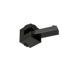 Europole - Module mural d'angle oscillant 180° noir mat pour gamme MATYK