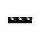 Europole - NELIO 3 rectangle blanc mat 4000K 17,7W 1746lm 44° IP20