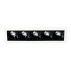 Europole - NELIO 5 rectangle blanc mat 4000K 24,7W 2367lm 44° IP20