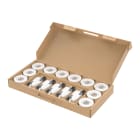 Europole - Encastrés (x10) CELLA SWITCH 5,5W rond 2700K/3000K/4000K blanc mat 60° IP65