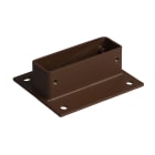 Europole - Patère 4 points de fixation havane pour borne KHEPRI SOLAR