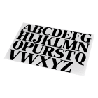 Europole - Planche de lettres autocollantes appliques & bornes TARIS/SIA SOLAR