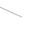 Europole - Tige de suspension 1m pour profils OLEK