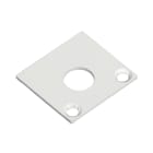 Europole - Embout de finition SKYLINE avec passage de câble ø7,3mm blanc