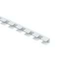 Europole - Profil 2m SHARK COURB 1 souple gris clair. Eclairage latéral