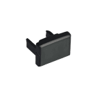 Europole - Embout de finition PIKO sans passage de câble noir