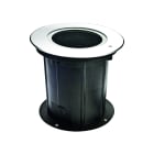 Europole - DEEP LIGHT 250 fixe - 230 rond inox brossé 3000K 2329lm 25x1W 30°