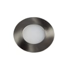 Europole - LED'UP AGENCEMENT rond fixe inox brossé 4000K 3,5W 185lm 120° IP44